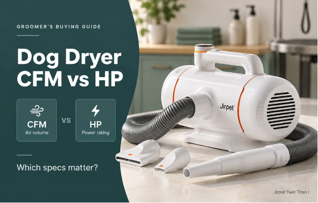 High-Velocity Dog Dryer: CFM vs HP—What Should Groomers Look For?