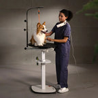 Jirpet Rotique360 Hydraulic 360° Rotating Pet Grooming Table for Small to Medium Pets