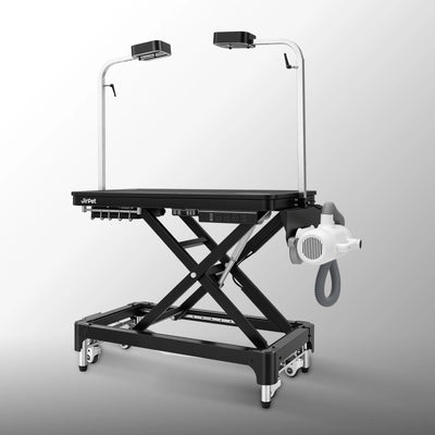 Jirpet Atlas Professional Electric Grooming Table with Adjustable Height & LED Arm