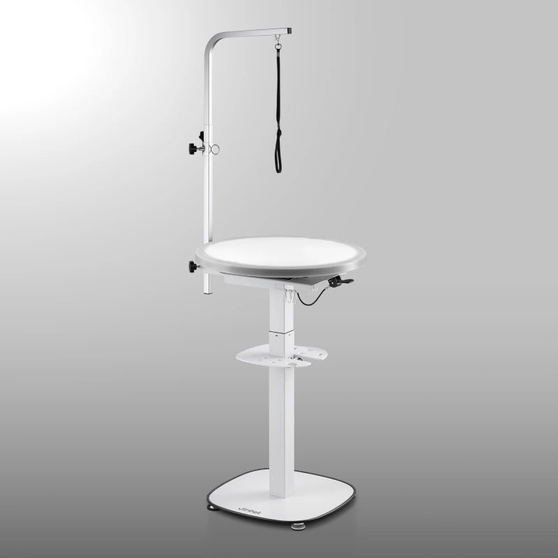 Jirpet Revolve360 Hydraulic 360° Rotating Pet Grooming Table with Tabletop Light