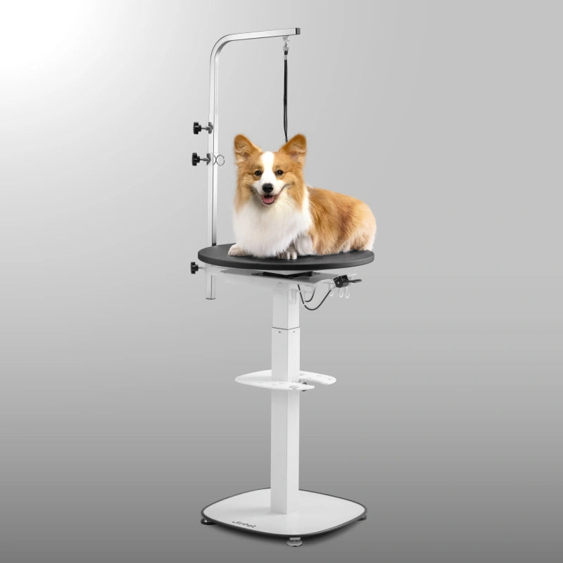 Jirpet Rotique360 Hydraulic 360° Rotating Pet Grooming Table for Small to Medium Pets