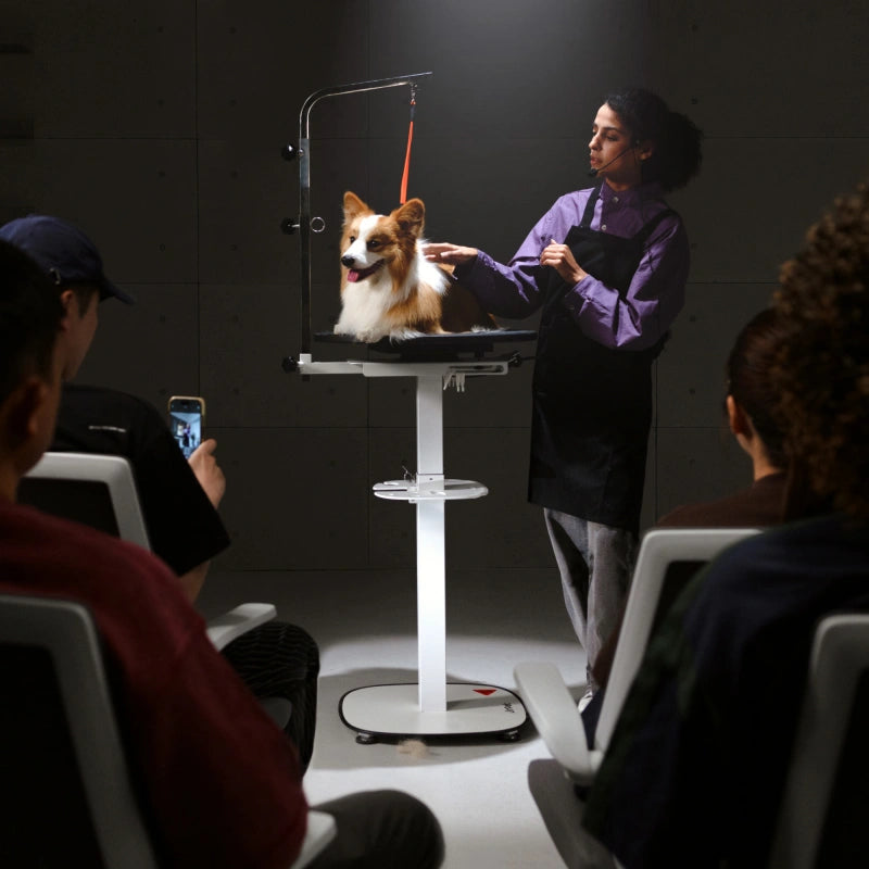 Jirpet Rotique360 Hydraulic 360° Rotating Pet Grooming Table for Small to Medium Pets