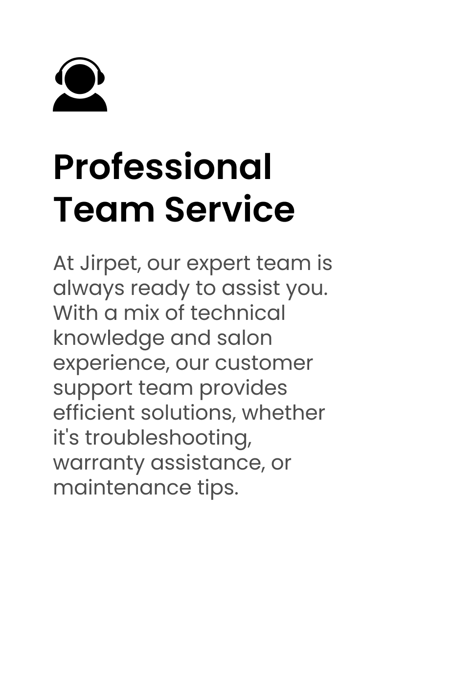 Why buy from Jirpet
