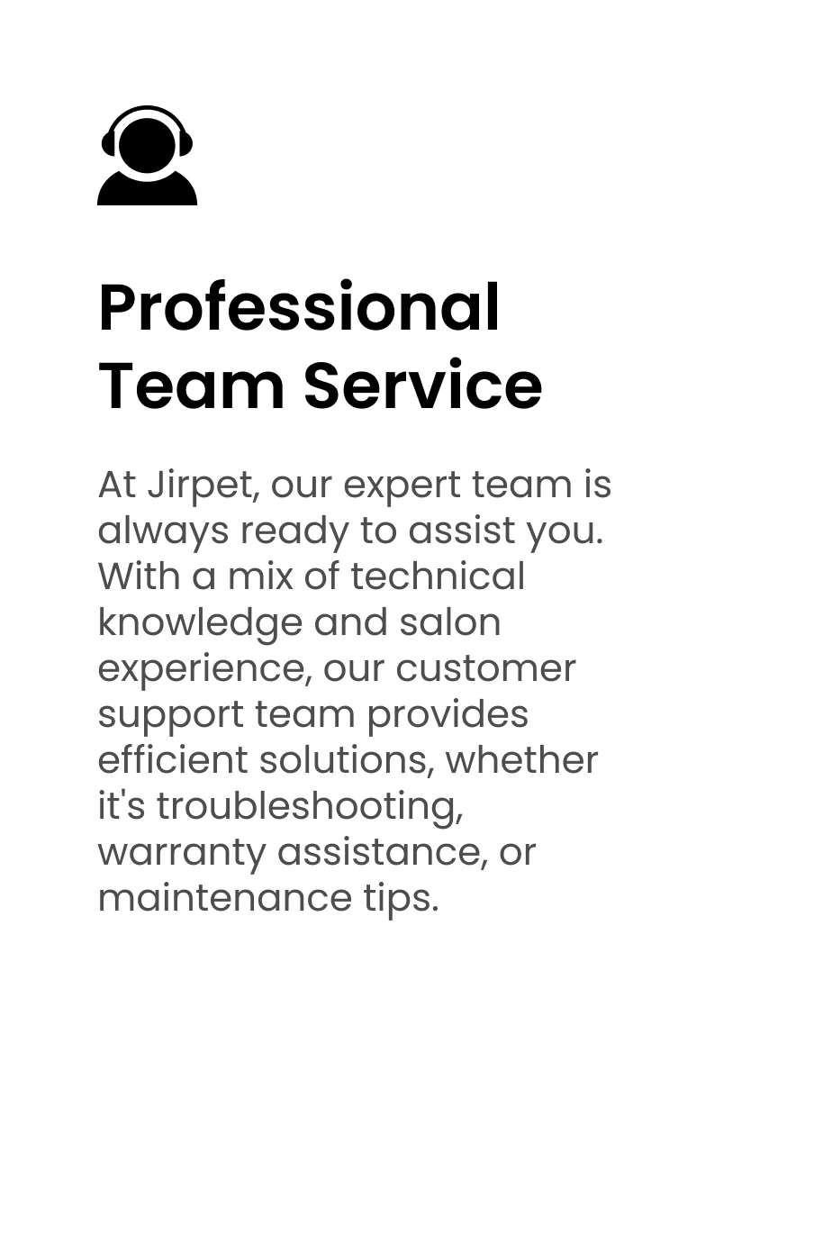 Why buy from Jirpet