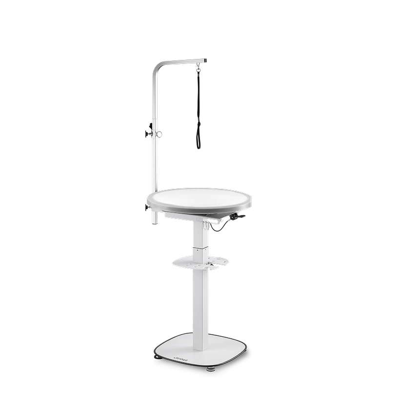 Jirpet Revolve360 Hydraulic 360° Rotating Pet Grooming Table with Tabletop Light