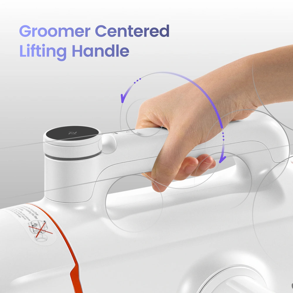 Groomer Centered Lifting Handle