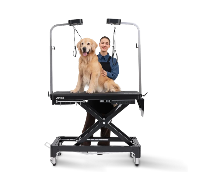 Jirpet Atlas Professional Electric Grooming Table with Adjustable Height & LED Arm